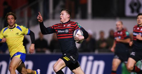 Chris Ashton Saracens Zebre Heineken Cup Chris Ashton Saracens Zebre Heineken Cup
