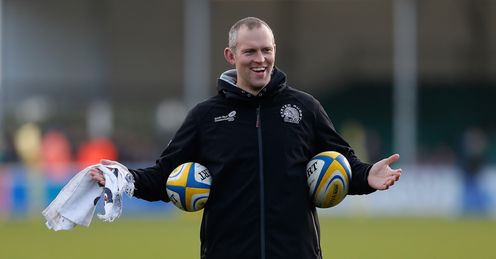 Rugby union Rob Hunter Exeter Chiefs Sandy Park Aviva Premiership Rugby union Rob Hunter Exeter Chiefs Sandy Park Aviva Premiership