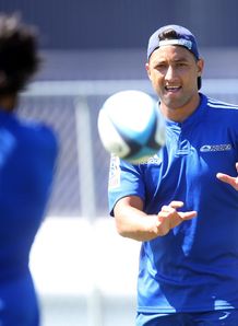 Benji Marshall Blues SR training 2014 Benji Marshall Blues SR training 2014