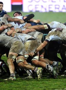 Bordeaux Begles scrum against Castres Bordeaux Begles scrum against Castres