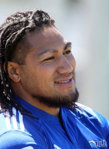 Ma a Nonu during a Blues Super Rugby training session Ma a Nonu during a Blues Super Rugby training session