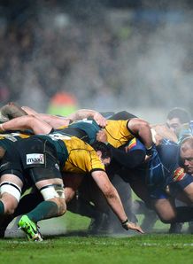 Northampton v Castres steamy scrum Heineken Cup 2014 Northampton v Castres steamy scrum Heineken Cup 2014
