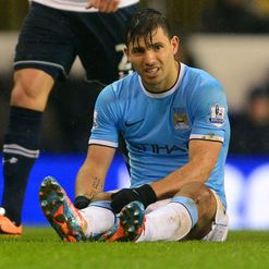 Aguero: Out through injury