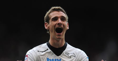 Bryson: notched twice as Derby launched a stunning comeback against Ipswich