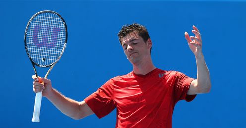 Frank Dancevic collapsed at the Australian Open, claiming he saw cartoon dog Snoopy on court