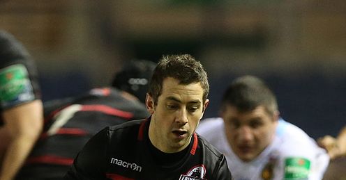 Edinburgh scrum half Greig Laidlaw Edinburgh scrum half Greig Laidlaw