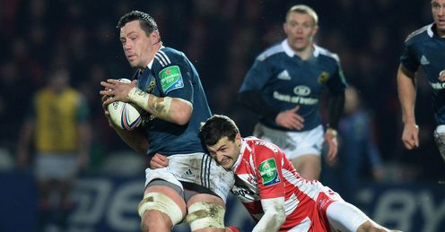 James Coughlan of Munster Heineken Cup v Gloucester James Coughlan of Munster Heineken Cup v Gloucester