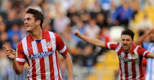 Koke: a key man for Atletico in their game with Barcelona.