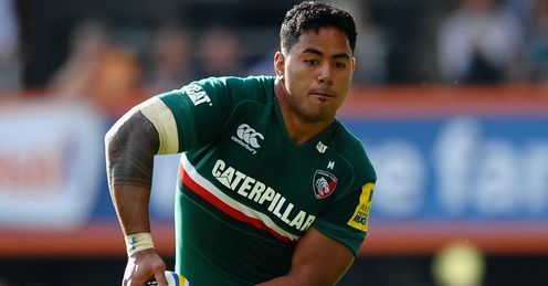 Manu Tuilagi Leicester Tigers Manu Tuilagi Leicester Tigers