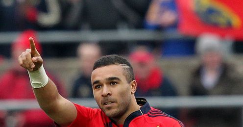 Munster s Simon Zebo Munster s Simon Zebo