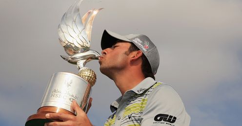 Pablo Larrazabal: Spaniard takes a liking to the Abu Dhabi trophy