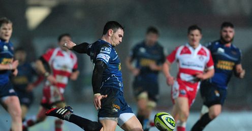 Scarlets player Kristian Phillips LV Cup v Gloucester Scarlets player Kristian Phillips LV Cup v Gloucester