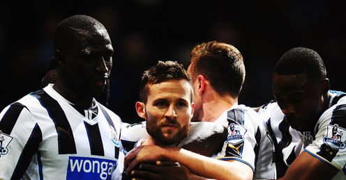 Cabaye: scored seven goals for Newcastle before his PSG switch.