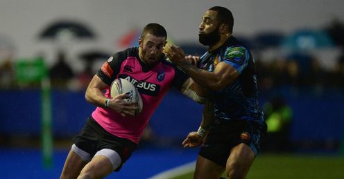Alex Cuthbert Cardiff Blues Exeter Heineken Cup Alex Cuthbert Cardiff Blues Exeter Heineken Cup