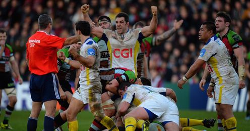 Rugby union Clermont Auvergne Twickenham Stoop Heineken Cup Rugby union Clermont Auvergne Twickenham Stoop Heineken Cup