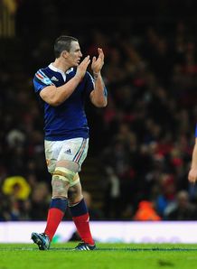 France number eight Louis Picamoles sarcastic clap France number eight Louis Picamoles sarcastic clap