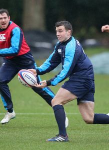 George Ford passing at England training George Ford passing at England training
