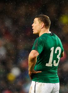 Ireland centre Brian O Driscoll talking Ireland centre Brian O Driscoll talking