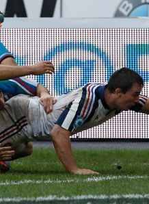 Louis Picamoles scoring for France Louis Picamoles scoring for France