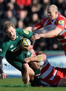 Mathew Tait Leicester Tigers v Gloucester 2014 Mathew Tait Leicester Tigers v Gloucester 2014
