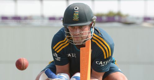 South African star AB de Villiers is in the runs but had a wicket-keeping blip in Port Elizabeth