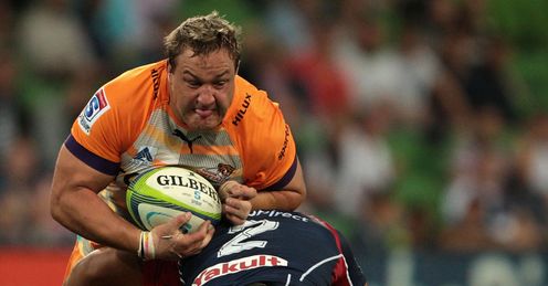 Coenie Oosthuizen on the charge for Cheetahs Coenie Oosthuizen on the charge for Cheetahs