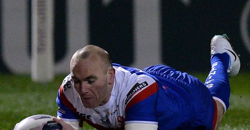 Luke Walsh St Helens try 2014 Luke Walsh St Helens try 2014