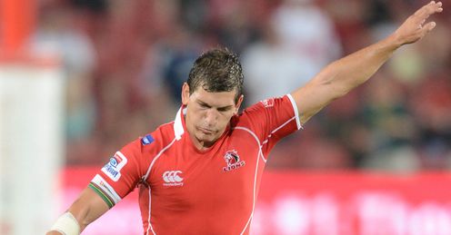 Marnitz Boshoff Lions Super rugby kick Marnitz Boshoff Lions Super rugby kick