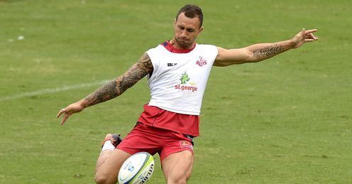 Quade Cooper Reds training 2014