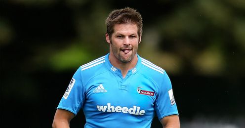 Richie McCaw Crusaders training 2014 Richie McCaw Crusaders training 2014