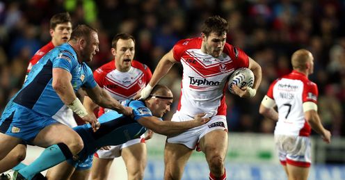 St Helens v Hull Alex Walmsley Danny Houghton St Helens v Hull Alex Walmsley Danny Houghton