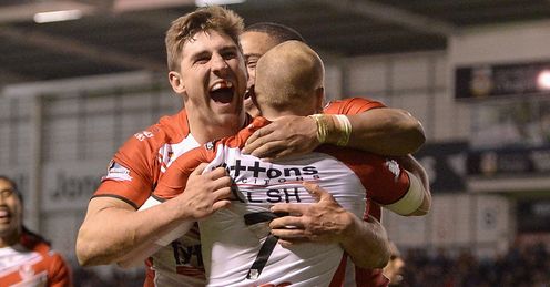 Luke Walsh Tommy Makinson St Helens celeb Luke Walsh Tommy Makinson St Helens celeb
