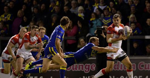 Jon Wilkin St Helens Halliwell Jones Stadium Super League Jon Wilkin St Helens Halliwell Jones Stadium Super League
