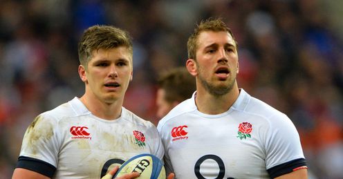 Six Nations England Stade de France Paris Owen Farrell Chris Robshaw Six Nations England Stade de France Paris Owen Farrell Chris Robshaw