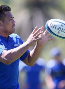 Keven Mealamu Blues training SR 2014 Keven Mealamu Blues training SR 2014
