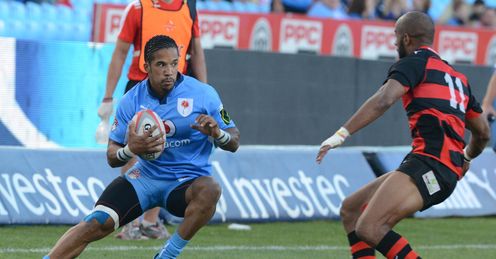 Courtnall Skosan of Blue Bulls Courtnall Skosan of Blue Bulls