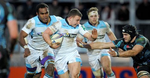 Duncan Weir Glasgow Warriors PRO12 2014 Duncan Weir Glasgow Warriors PRO12 2014