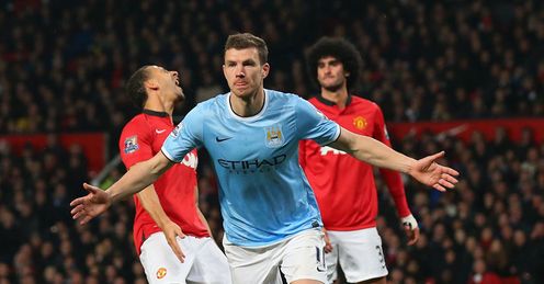 Dzeko: Linked up nicely with David Silva at Old Trafford, says Jamie