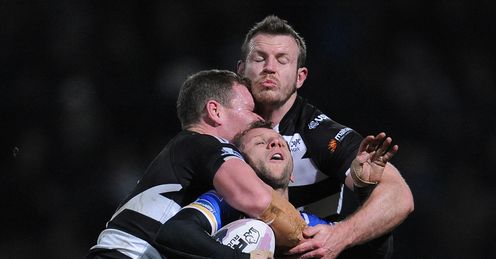 Leeds v Widnes Rob Burrow Danny Tickle Cameron Phelps Leeds v Widnes Rob Burrow Danny Tickle Cameron Phelps