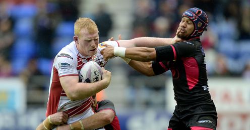 Liam Farrell Wigan Warriors v Wakefield Wildcats Liam Farrell Wigan Warriors v Wakefield Wildcats