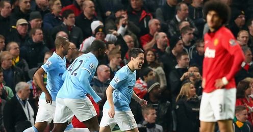 Fellaini: summer signing looks on as City celebrate