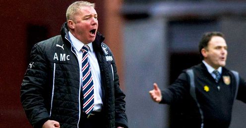 McCoist: Saw his side fail to defeat part-time Albion Rovers on Sunday