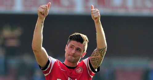 Olivier Giroud: must start as one of two up front for Gunners, says Merse