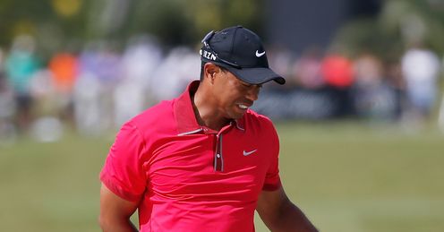 Woods: feels the strain again