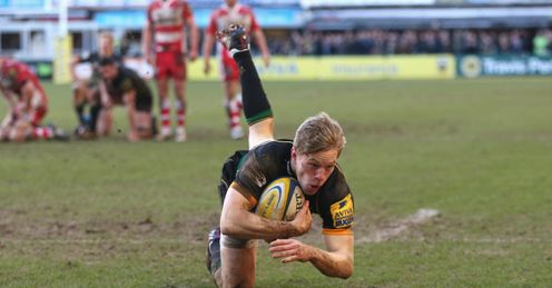 RUGBY UNION NORTHAMPTON WILL HOOLEY RUGBY UNION NORTHAMPTON WILL HOOLEY