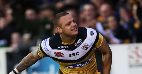 RUGBYL CASTLEFORD JORDAN TANSEY RUGBYL CASTLEFORD JORDAN TANSEY
