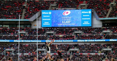 Saracens Harlequins Aviva Premiership Wembley Saracens Harlequins Aviva Premiership Wembley