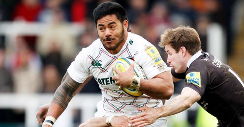 Manu Tuilagi Leicester Tigers Manu Tuilagi Leicester Tigers