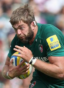 Geoff Parling Leicester premiership 2014 Geoff Parling Leicester premiership 2014