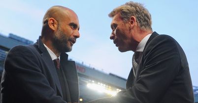 Guardiola & Moyes: Worlds apart